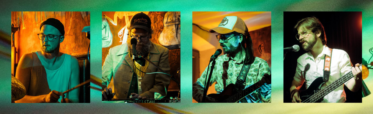 Ein Foto der Bluegrass Band Helmet Duty